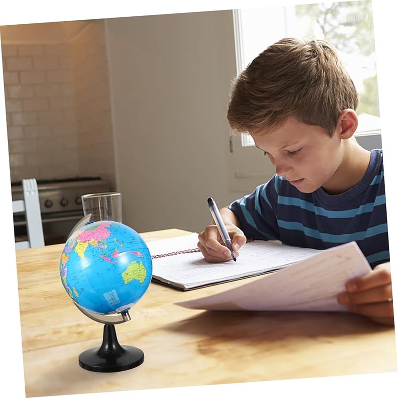 كرة العالم الكبيرة الدوارة لتعليم الجغرافيا وديكور المنزل - Image 5